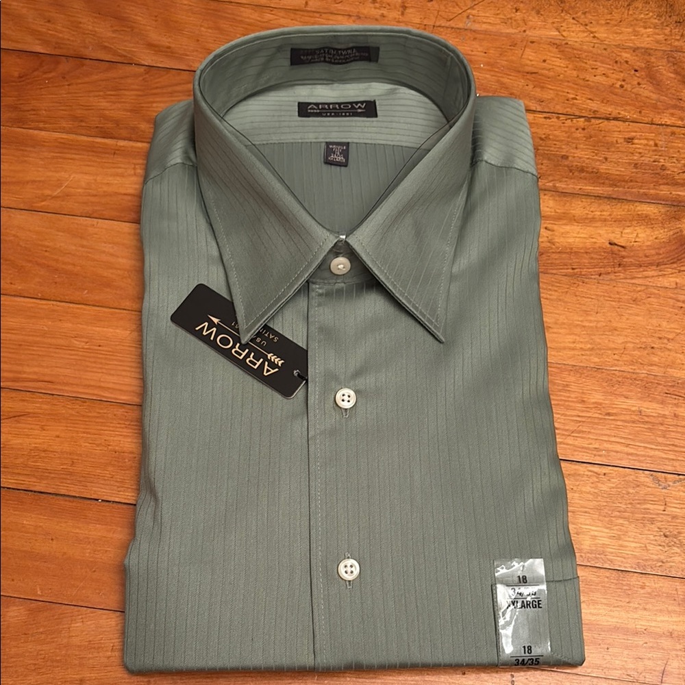 Arrow Men's Sage Dress Shirt